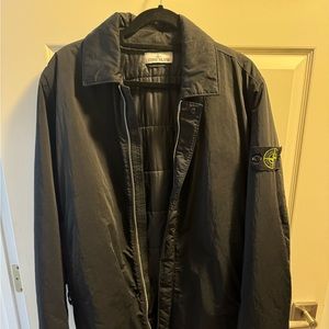 Stone island Long Hyper Dense Nylon Twill rain coat